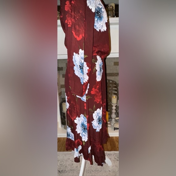 Anthropologie Plenty By Tracy Reese Aleah Floral Faux Wrap Dress Size M EUC - Picture 7 of 15